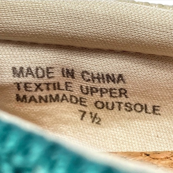 NWT The Sak Cadenza Womens Beach Stripe Fabric Slip On Flats Size 7.5 - Picture 16 of 16